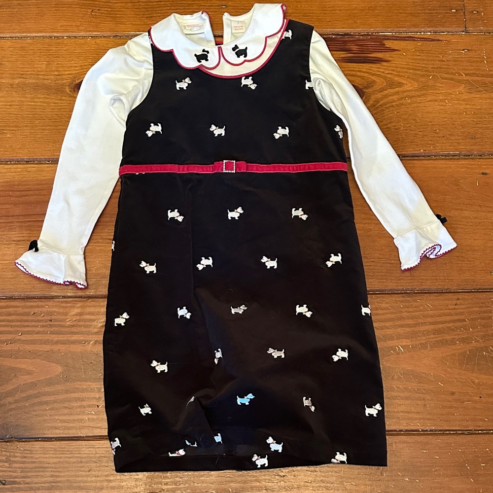 EUC Hartstrings Dress with matching Top - girls size 7